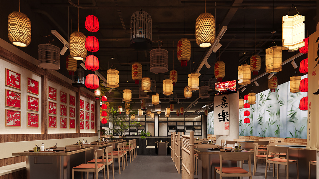 杭州煙火氣中餐廳裝修設計