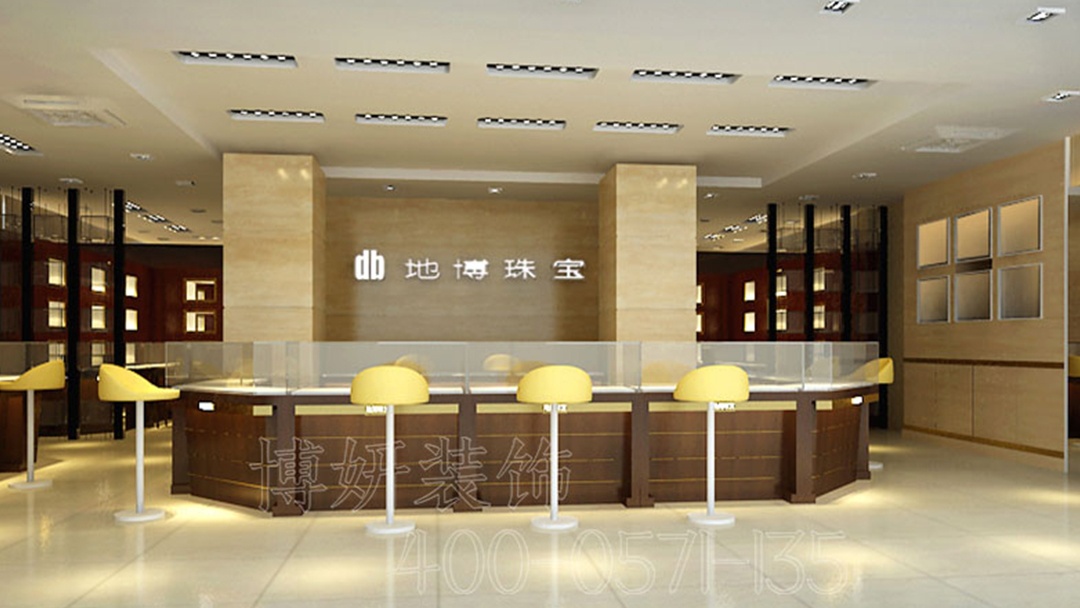 杭州輕奢珠寶店裝修設(shè)計(jì)