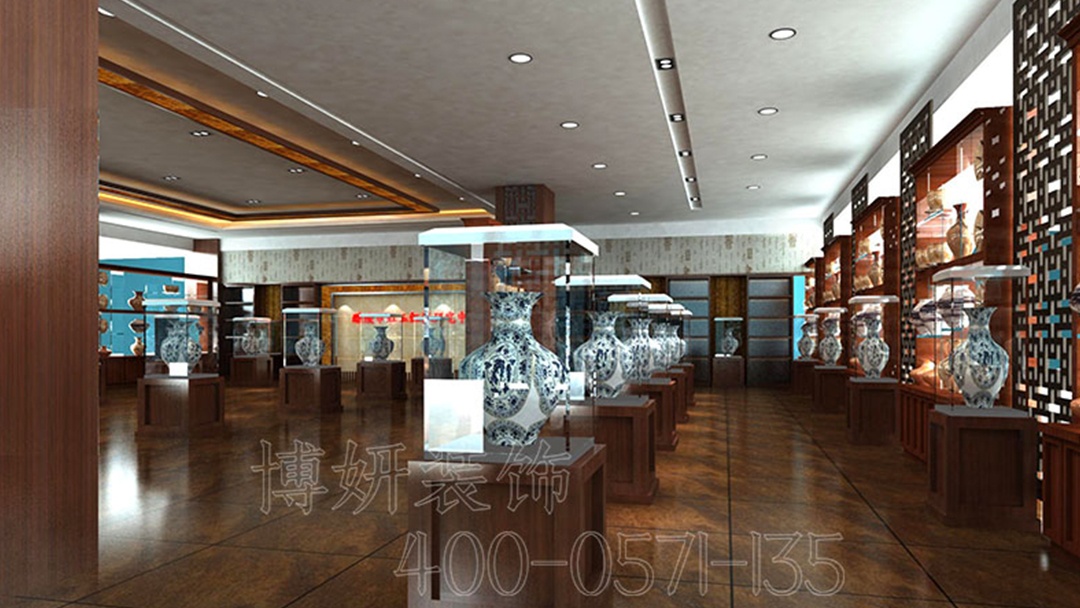 杭州青瓷文化展廳裝修設(shè)計