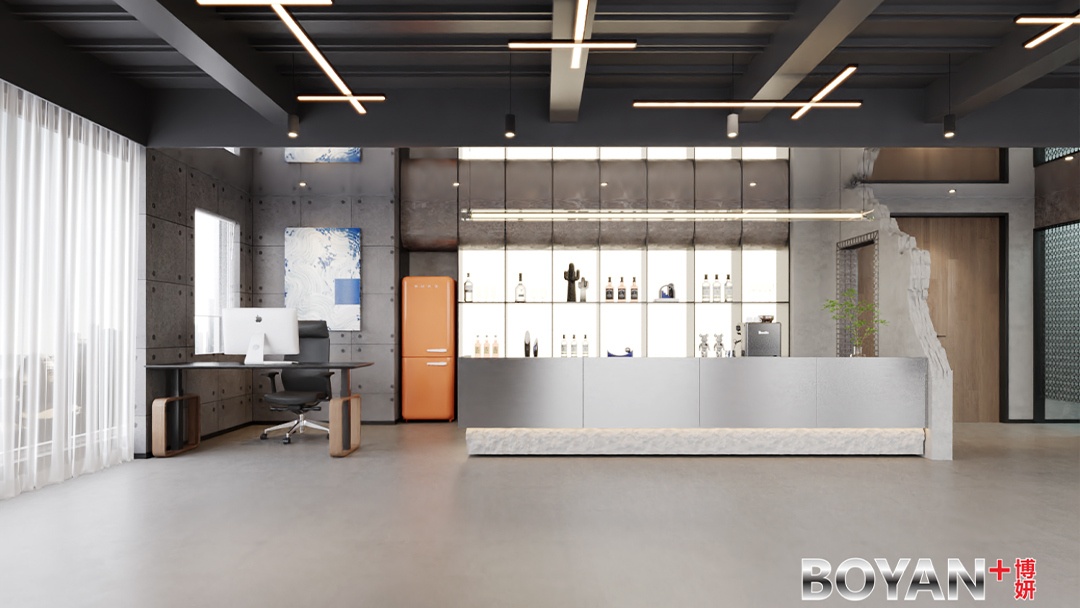 杭州極簡(jiǎn)風(fēng)直播間裝修設(shè)計(jì)