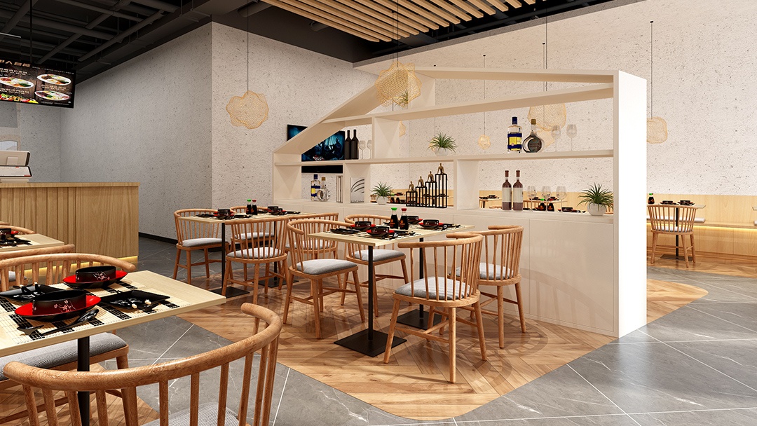 杭州簡約風(fēng)水餃店裝修設(shè)計