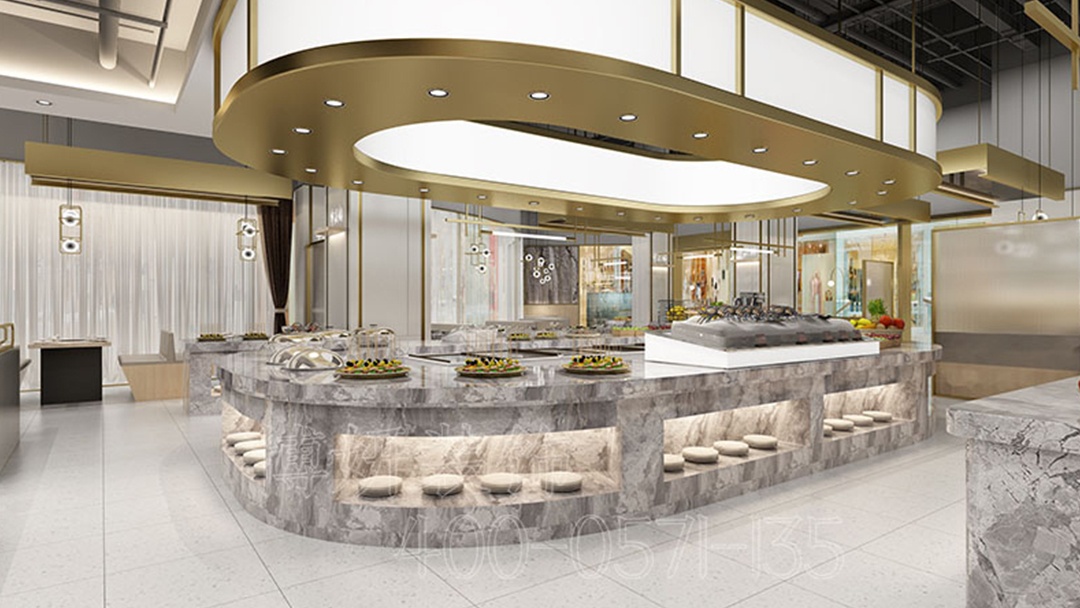 杭州現(xiàn)代簡約風(fēng)快餐店裝修設(shè)計(jì)