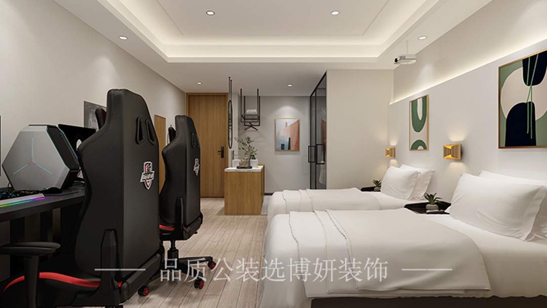 杭州年輕人喜歡的電競酒店裝修設(shè)計