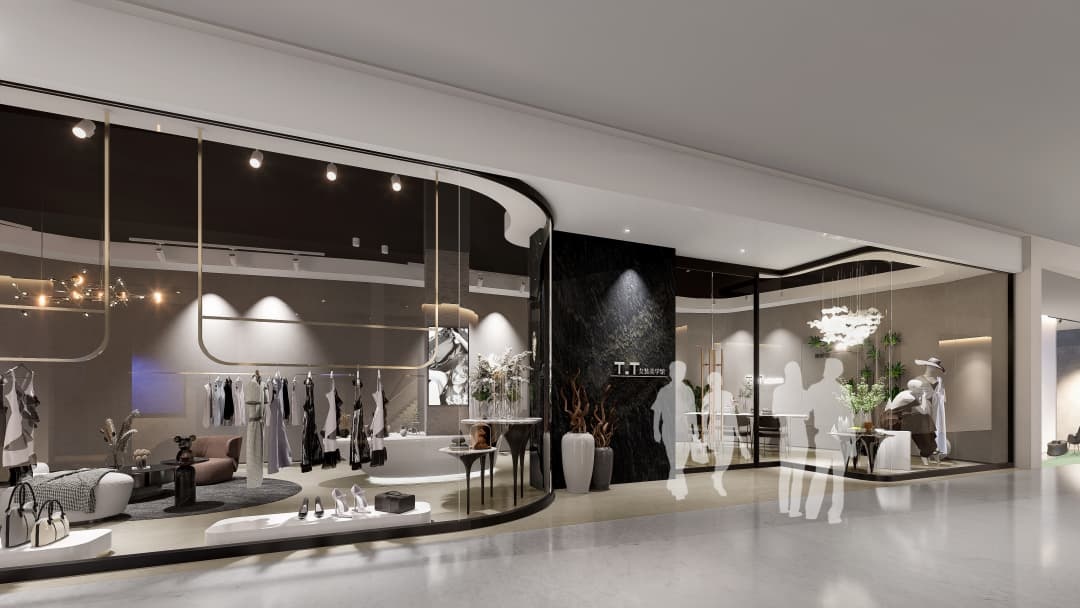 杭州商場(chǎng)女裝專(zhuān)柜裝修設(shè)計(jì)