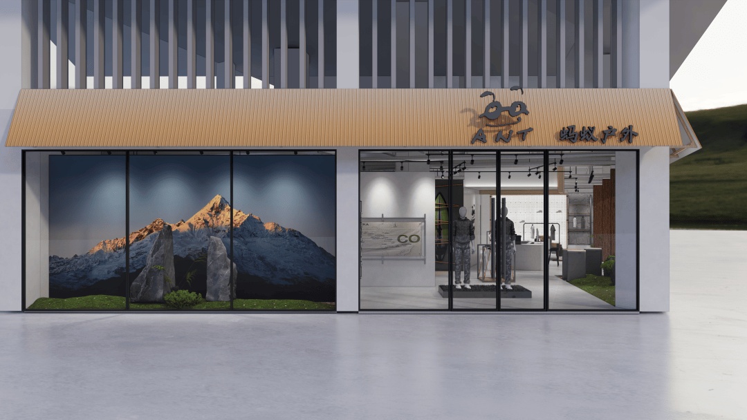 杭州運動戶外用品店鋪裝修設(shè)計