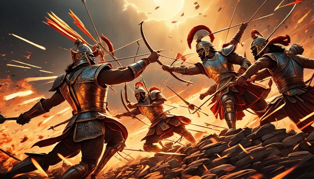 Tactical Maneuvers in the Battle of Kurukshetra