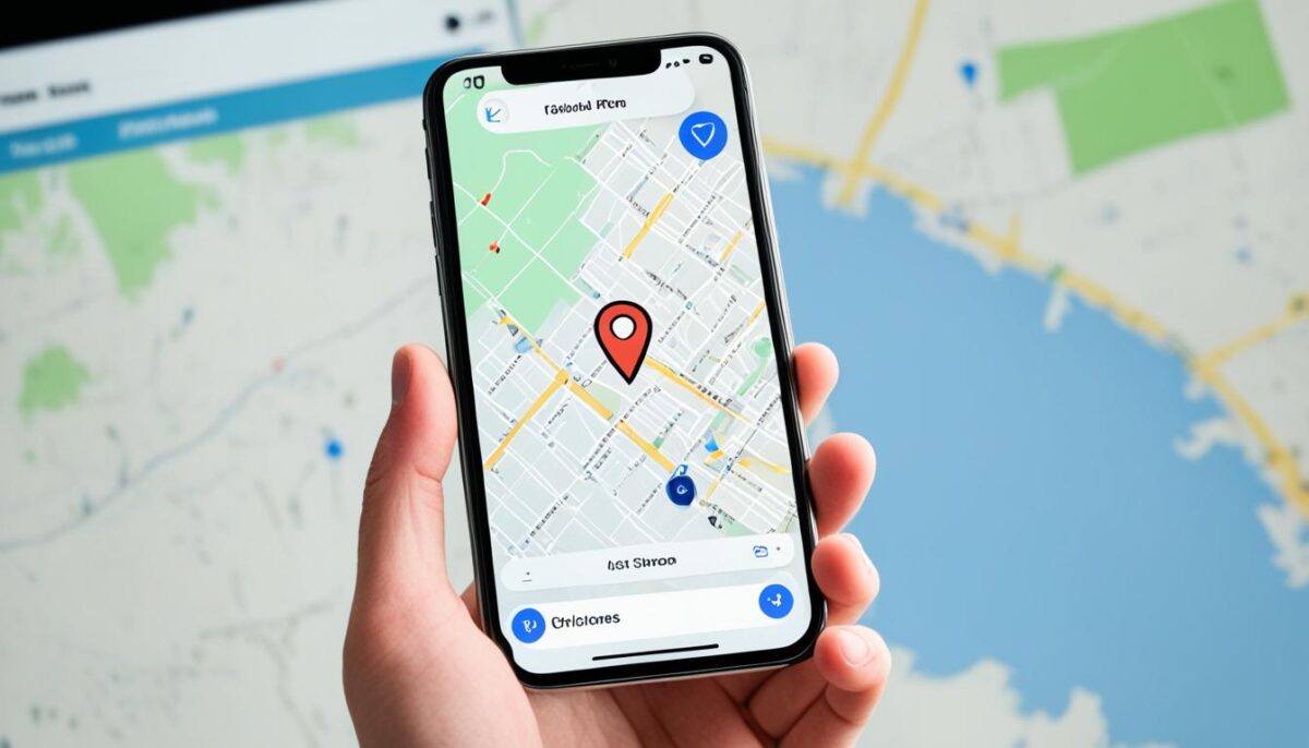 how to share location on iphone