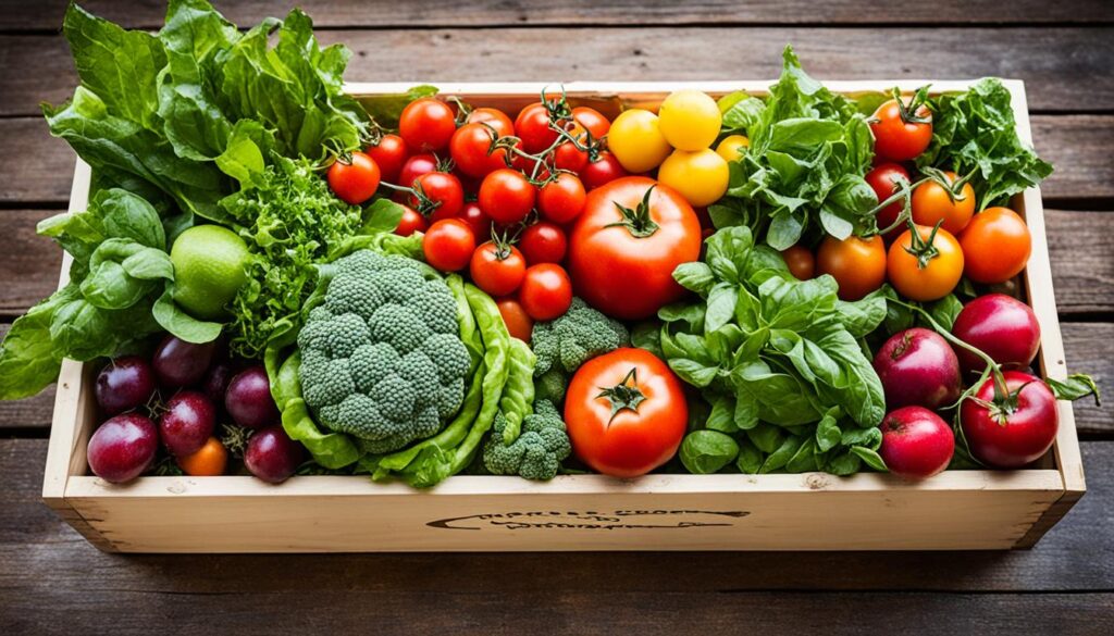 organic produce box