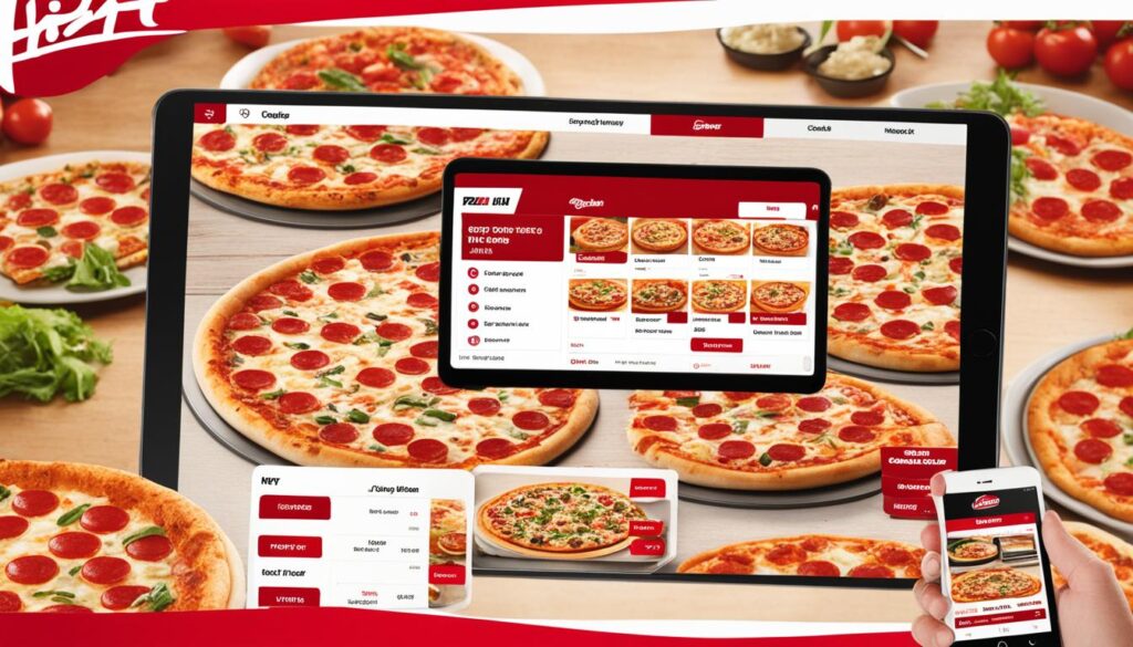 pizza hut online ordering